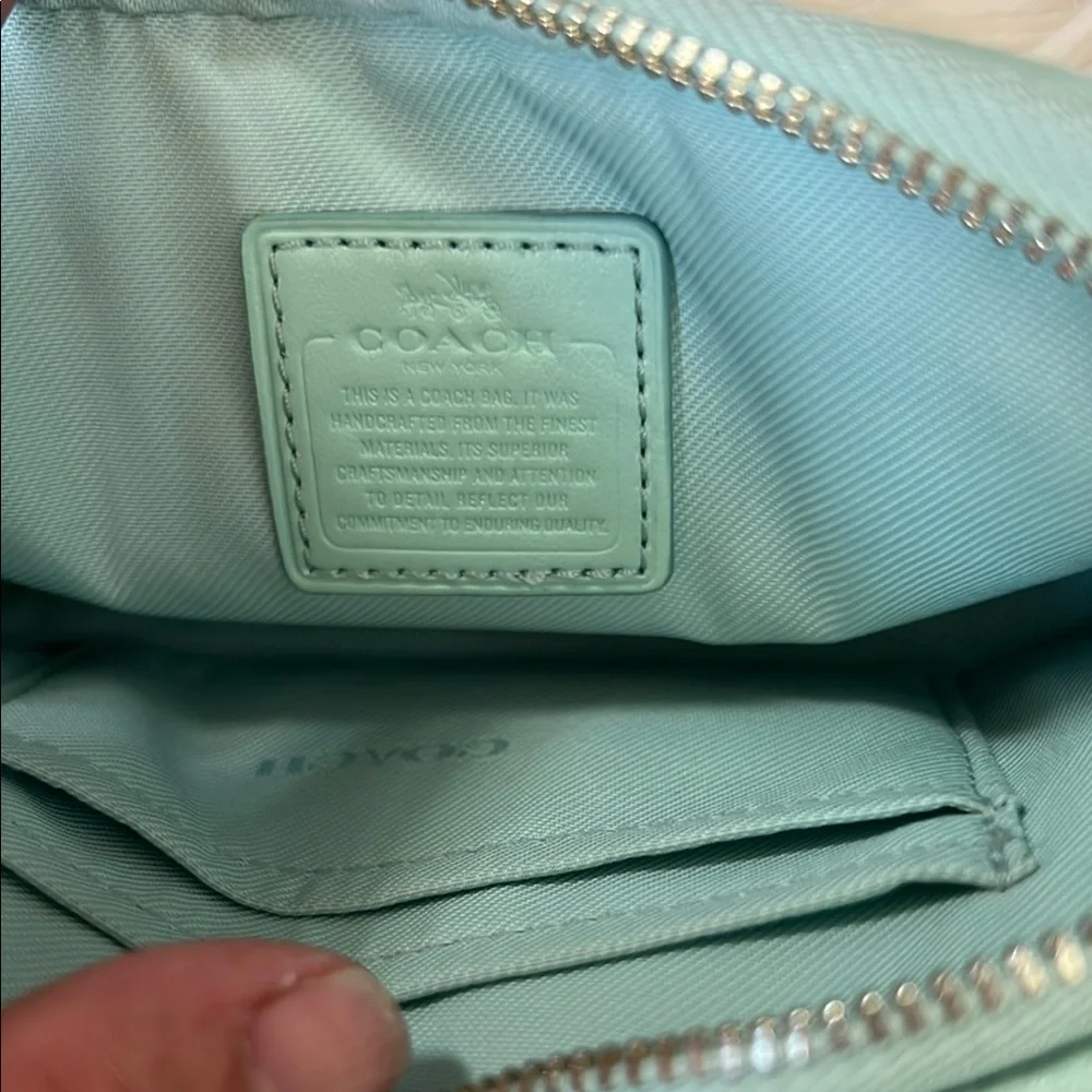 Coach Light Green Crossbody Bag - Picture 2 of 9